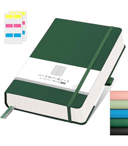 Amazon | AHGXG a5 ノート、横罫（A罫7mm）、160枚のノート