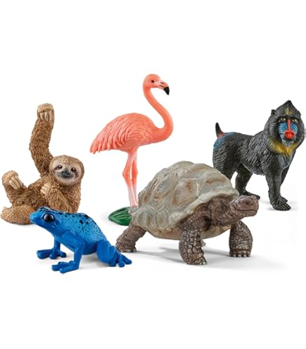 Amazon.co.jp: Schleich Farm World - 10個 農場の動物のおもちゃ