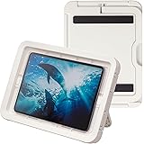 リズム(RHYTHM) タブレット 防水ケース 【 日本製 】 防水 IPX7 相当 お風呂 OK 角度調節可能な収納 スタンド ・ 壁掛け 背面 マグネット 白色 23.7x32.2x3.2cm Made in Japan「MAGCASE T」 9