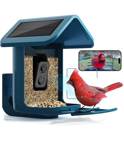 Birdbuddy ソーラールーフ付スマートバードフィーダー Bird Buddy、AI搭載スマートバードフィーダーで野鳥観察体験を革新