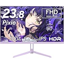 Amazon.co.jp: Pixio PX248 Wave Pastel Purple ゲーミング