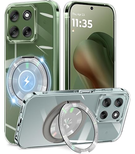 Amazon.co.jp: FUJITSU らくらくスマートフォン F-53E ケース 360°回転