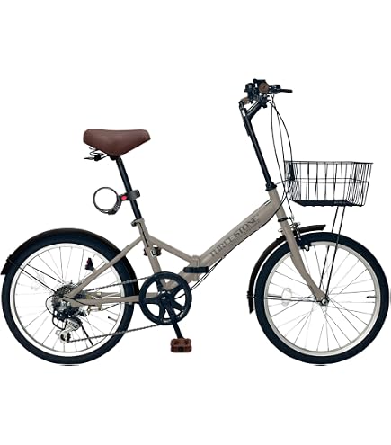 Amazon | THREE STONE 折りたたみ自転車 AJ-08np ノーパンクタイヤ 20