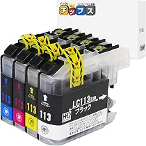 Amazon.co.jp: 【インクのチップス】 ブラザー用 LC113BK 互換インク