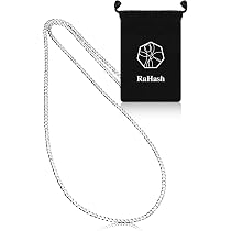 Amazon | [RaHash] ネックレス チェーン メンズ 喜平 シルバー 925
