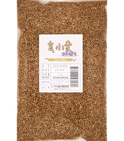 Amazon.co.jp: 小麦 玄麦 自然栽培(農薬不使用 化学肥料不使用) 900g