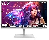 JAPANNEXT 21.5インチ モニター フルHD 1920x1080解像度 IPS ディスプレイ (HDMI/スピーカー内蔵/VESA対応/ブルーライトカット) JN-IPS215FHDR-W