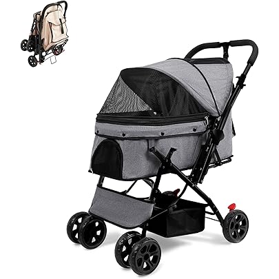 美品　LPOTIUS ペットカート ブラック送料込み Amazon.co.jp: LPOTIUS ペットカート 分離型 折りたたみ 3way 犬用