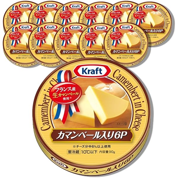 Amazon | [冷蔵]森永乳業 クラフト チェダーチーズ6P 90g