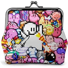 Amazon 星のカービィ ドット絵 がま口財布 小銭入れ ミニウォレット コインケース ミニ財布 小物入れ かわいい おしゃれ コンパクト 人気 アニメ キャラクター 雑貨 グッズ Danesi 小銭入れ