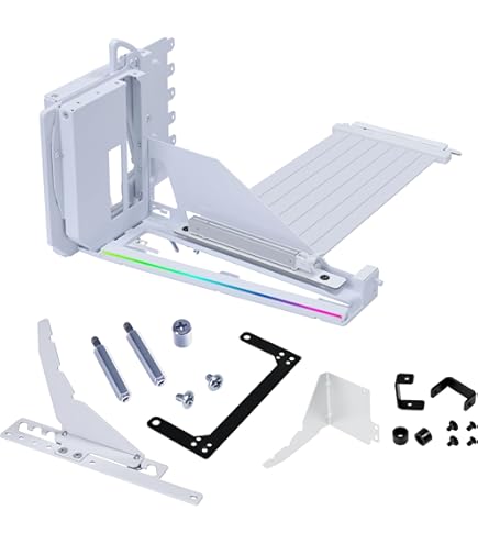 Amazon | LIANLI PCIe5.0対応GPU縦置きキット LL-VG4-5-V4W ホワイト