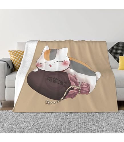 Amazon｜ブランケット 夏目友人帳 にゃんこ先生 ひざ掛け 毛布