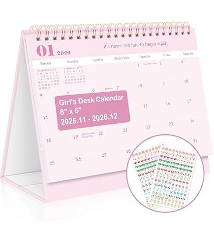 GuassLee 2025 Girl Boss Wall Calendar 18-Month Vertical Wall Calendar From 2025 Jul 2026 Dec 14 X 11 Hanging Monthly Planner Wall With Motivational Quotes For Tired Women Home Ofiice Organizing - View #9