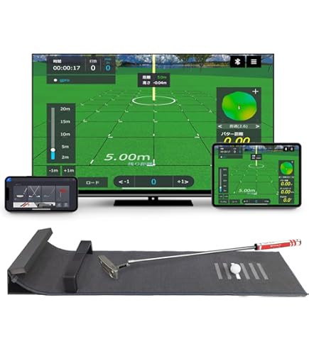 PUTTIST Ⅱ Plus デジタルパターマット パター練習器具 楽天市場】デジタルパターマット puttist2 basic plus