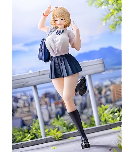 Amazon.co.jp: 文学少女 秋月くるみ illustration 魔太郎 1/6 完成品