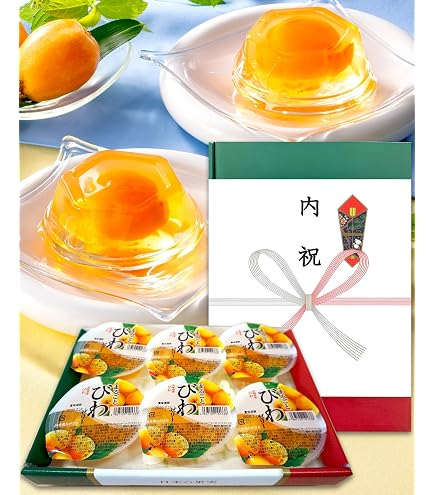 Amazon.co.jp: 茂木一まる香本家 茂木ビワゼリー 6個 箱入 : 食品