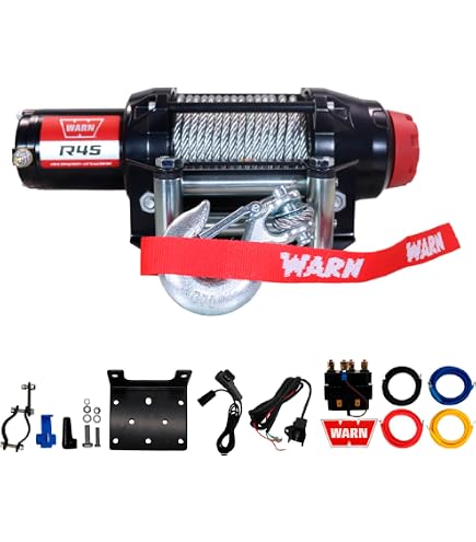 Amazon.co.jp: WARN 106170 M8274 Winch with Steel Cable Rope: 3/8