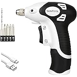 SENTOOL 電動ドライバー 小型 電動ドリル 3.6V USB Type-C 充電式 軽量 315g 家具の組み立て・手作りインテリアに ドライバー 電動 女性や初心者でも簡単に使える ドリルドライバー 穴あけ能力 ドリル 木工4ｍｍ 正逆転切替