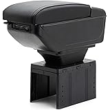 Amazon ホンダ バモス専用アームレスト ブラック 外付コンソールボックス 車 バイク