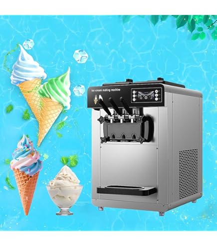 Amazon.co.jp: 業務用アイスクリームマシン、12-16L/Hステンレス