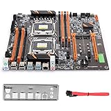 X99デュアル CPU マザーボード ギガビットネットワークカード LGA2011 メインボード LGA2011-V3 DDR4 2666 × 8/ PCI-E x16 × 2 / E-ATX/NVME Intel X99向け