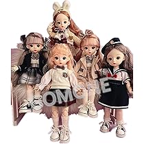 WY705 BJD 1/4 ドール 衣装 セーラー服 6点セット ハンドメイド K25 BJD 1/4 ドール 衣装 セーラー服 6点セット ハンドメイド