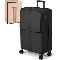 Amazon | [MAIMO] スーツケース Lサイズ フロントオープン ストッパー