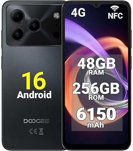Amazon | DOOGEE Note58 Pro SIMフリー スマホ 本体 Android 16 32GB+