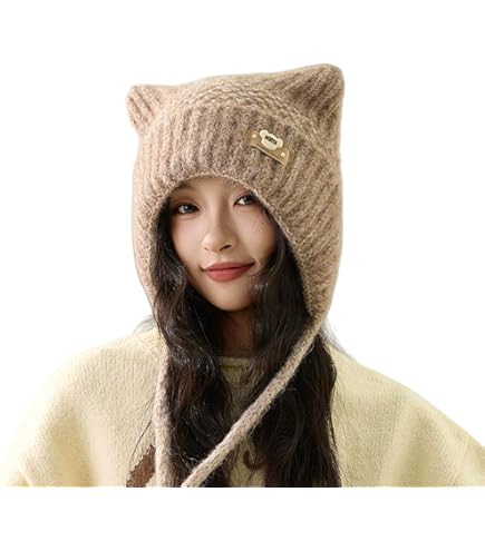 Amazon.co.jp: CHARLES JEFFREY LOVERBOY 猫耳 ニット帽ビーニー