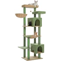 Amazon | PETEPELA(ぺテぺラ) キャットタワー 大型猫用 スリム