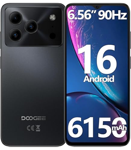 Amazon | DOOGEE Note58 Pro SIMフリー スマホ 本体 Android 16 32GB+