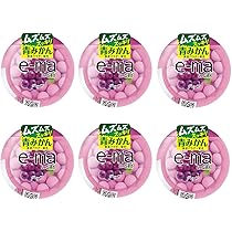 Amazon.co.jp: 味覚糖 e-maのど飴容器 グレープ 33g×6個 : 食品