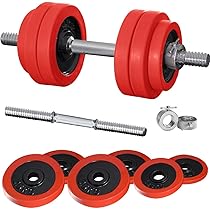 Amazon | FIELDOOR ラバー ダンベル 30KG セット (片手15KG×2個