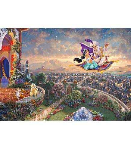 Amazon | Thomas Kinkade Disney Cinderella 1000 Piece Jigsaw Puzzle