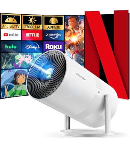 Amazon | 【2024最新】家庭用プロジェクター小型 自動台形補正 電動