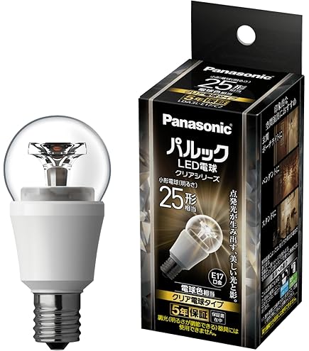 Amazon | パナソニック パルックLEDクリア電球 きらめき 陰影
