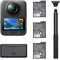 Protection écran Verre Trempé 9H Pour DJI Osmo 360 - 2 Films HD + Capuchon D'objectif En Silicone