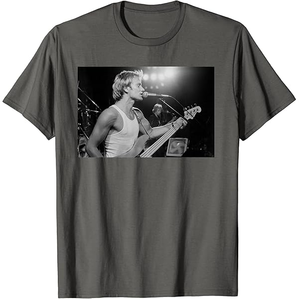 Amazon | TVタイムズのミュージシャン・スティングの肖像 Tシャツ | T