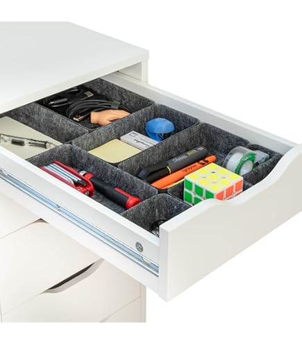 Amazon｜シロクジラ 引き出しオーガナイザー IKEA アレックストレイ