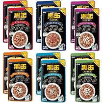 アイシア　黒缶レトルトパウチ　70g 12袋入　詰め合わせ　１０箱　計１２０袋 Amazon.co.jp: 【まとめ買い】 アイシア 黒缶 パウチ ゼリータイプ