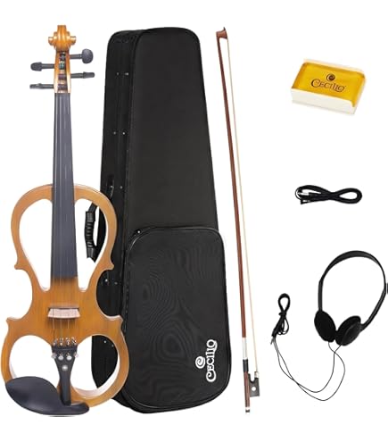 Carlo Giordano Violin Set Black VS-1 1/10 : Amazon.com.au: Musical