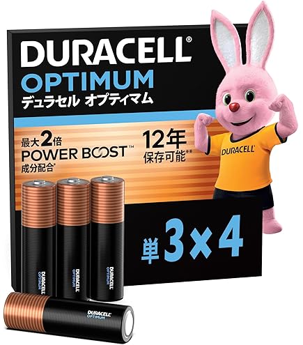 Amazon.co.jp: 【デュラセル】オプティマム 単4形アルカリ乾電池 4本
