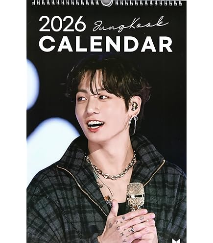 Amazon.co.jp: Jungkook Goods Desktop Calendar (Photo Collection