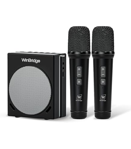 Amazon | WWinBridge 60W ハンドヘルドマイク ポータブル拡声器 2つの