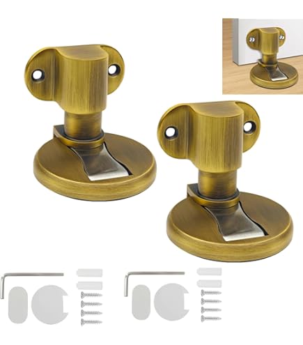 Amazon.co.jp: uxcell ドアストッパー 亜鉛合金 磁気ドアストッパー