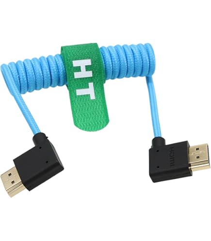 thumbnail image 2 of Seadream Short Ultra Slim Micro HDMI To HDMI Cable Adapter 4K 60Hz Ethernet Audio Return HDR HDMI 2.0 Cable Black 1.64Feet 2 of 12