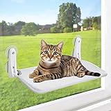 【2024年革新型】猫 ハンモック 猫 窓用ハンモック 吸盤式＆粘着式 耐荷重25kg 折り畳み式 猫 ハンモック 窓 ベット 洗える 窓用猫ハンモック 猫窓ベッド 四季兼用 多くの場所に貼れる猫用ハンモック 日本語説明書付き
