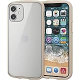 エレコム iPhone 12 mini ケース Qi充電対応 ハイブリッド 耐衝撃 TOUGHSLIM LITE フレームカラー アイボリー PM-A20ATSLFCIV