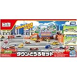 トミカ タウンどうろセット (シール、背景ボード、レイアウトブック)