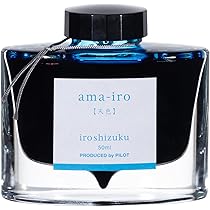 【akishihohiro】パイロット　色彩雫　毘沙門天 Amazon.co.jp: PILOT インク 色彩雫(いろしずく) 天色(あまいろ